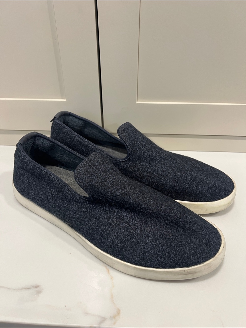 allbirds Men's Slip-On Wool Loafers in Dark Navy
